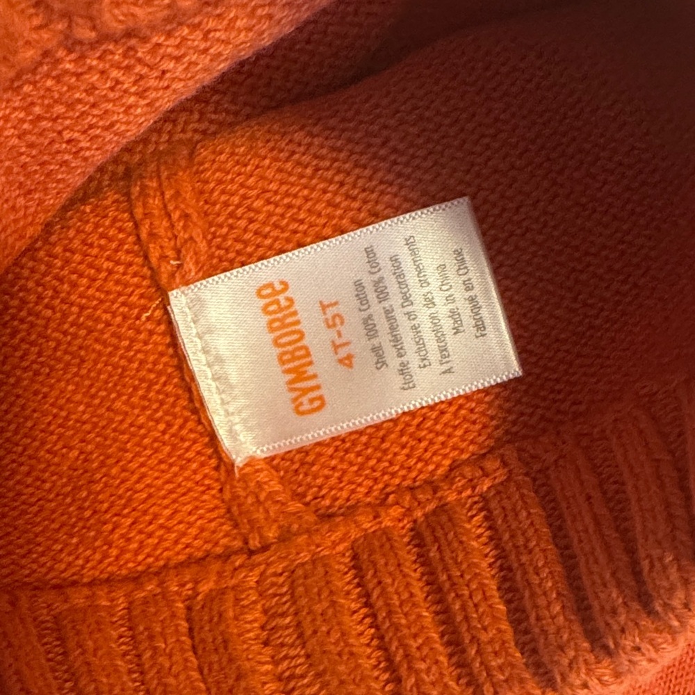 Gymboree Orange and White Striped Pumpkin dress and matching hat - Picture 4 of 4